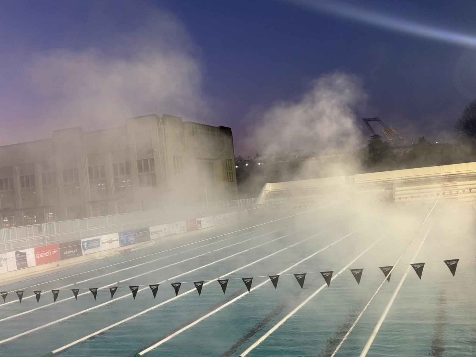 Notre bassin le soir