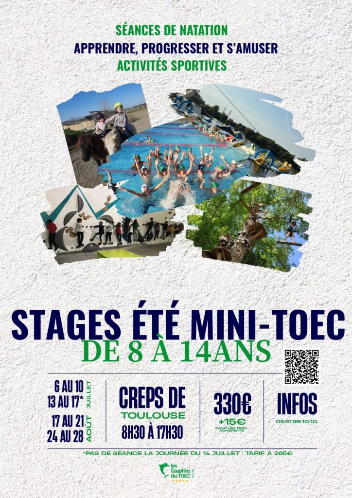 🚩 Stages Mini TOEC – Été 2026